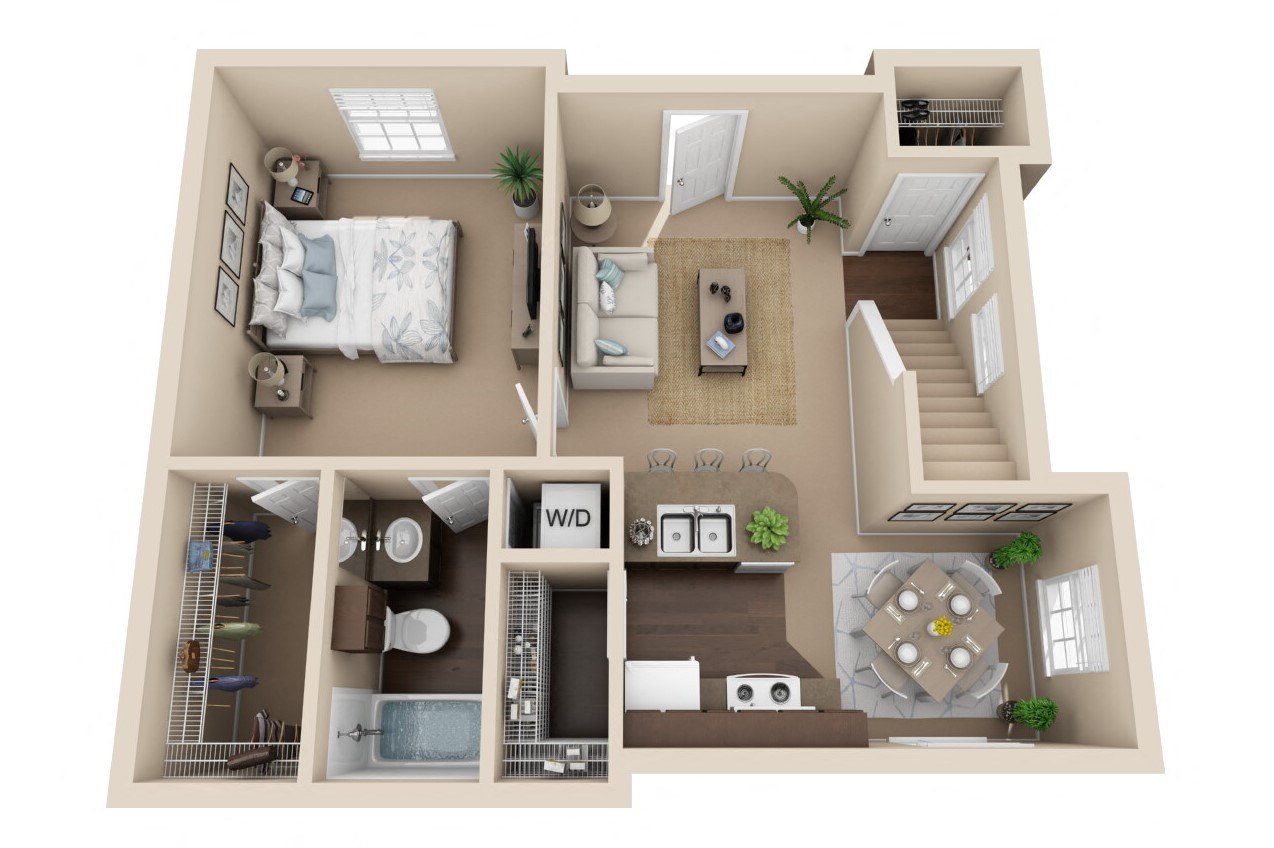 Creekside Renovated floor plan